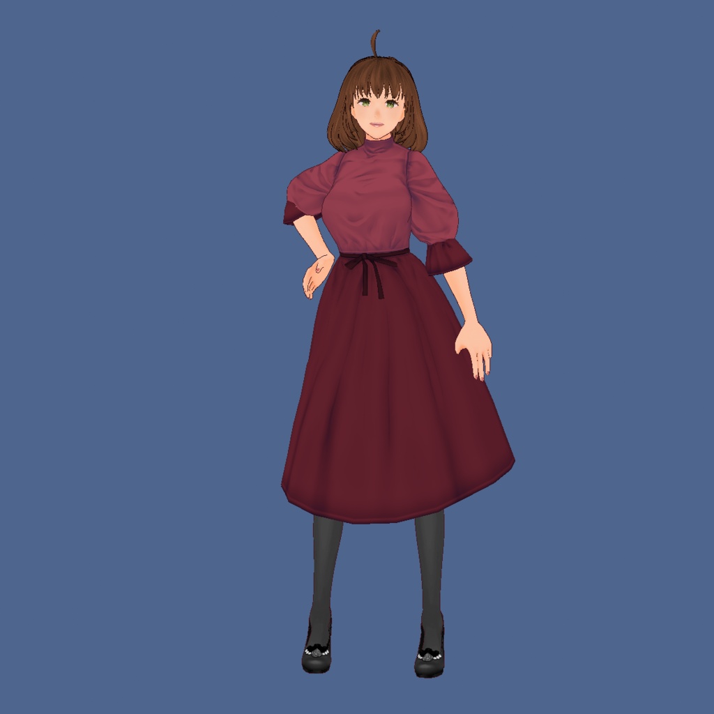 VRoid Free Model Auntie Semi-Realistic