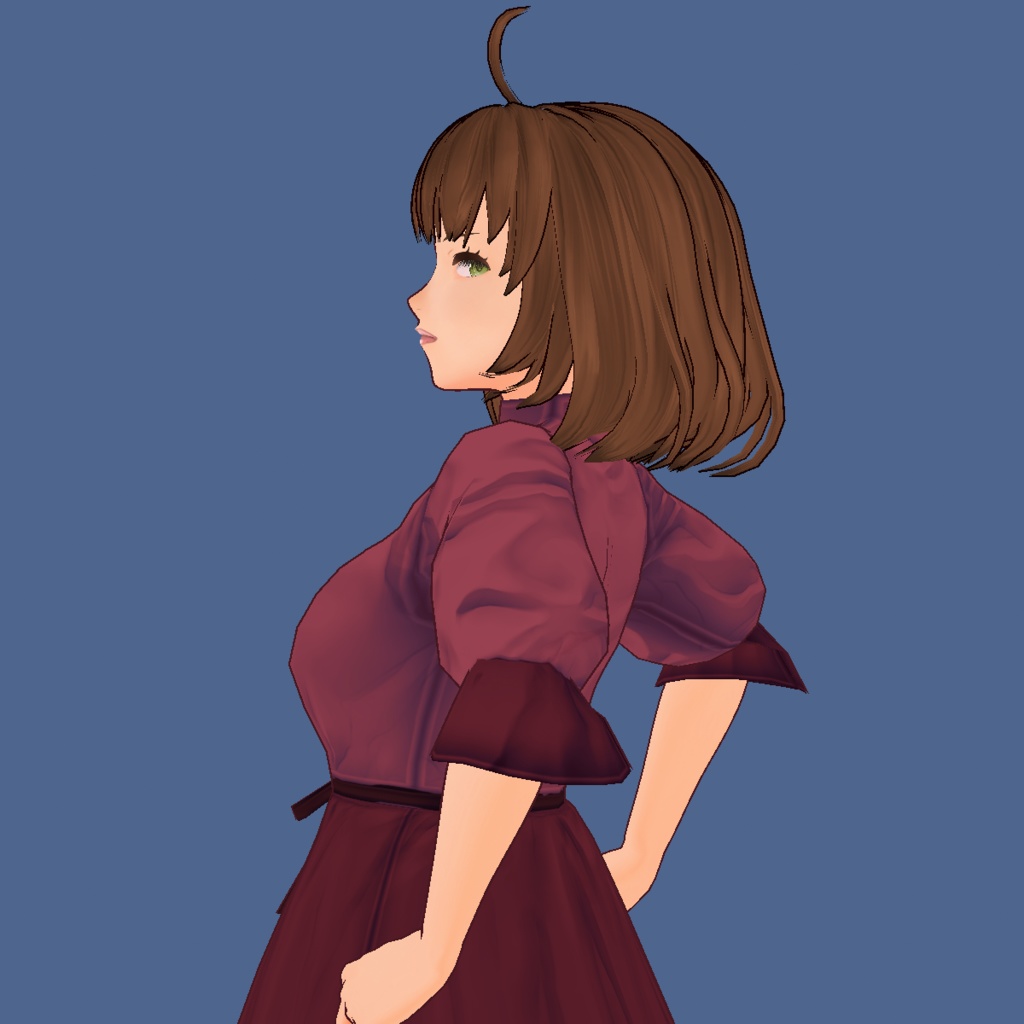 VRoid Free Model Auntie Semi-Realistic