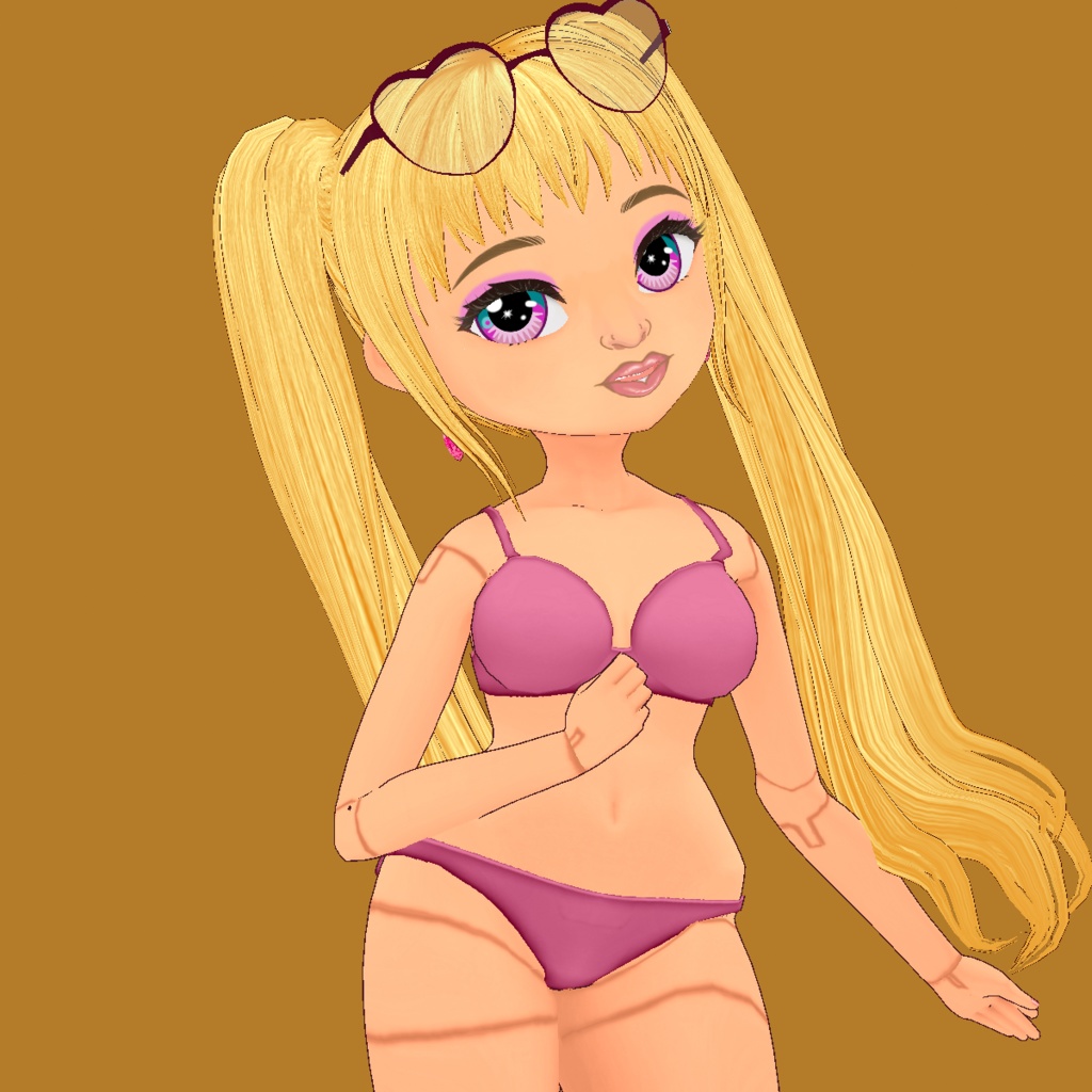 VRoid Doll a la Rainbow High