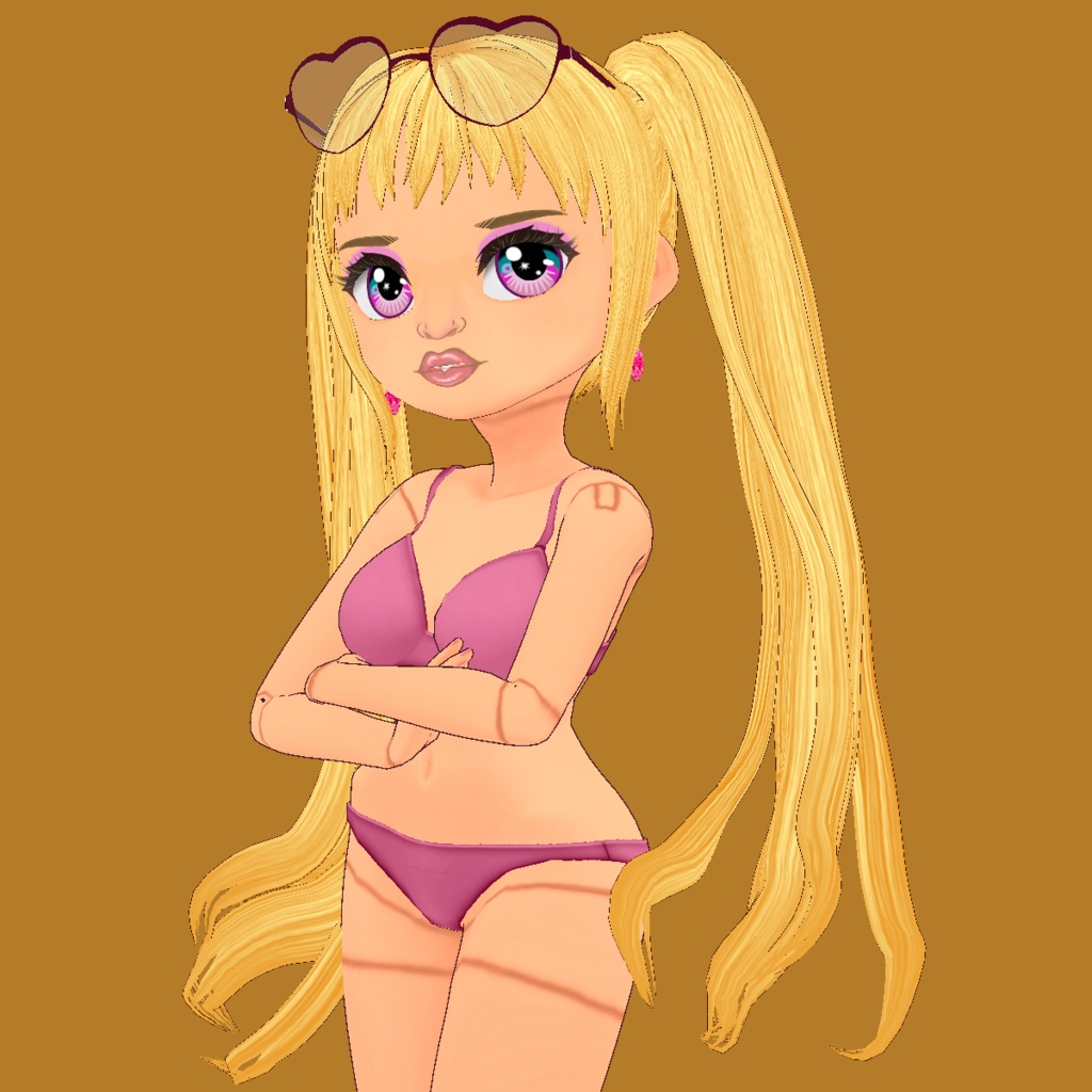 VRoid Doll a la Rainbow High