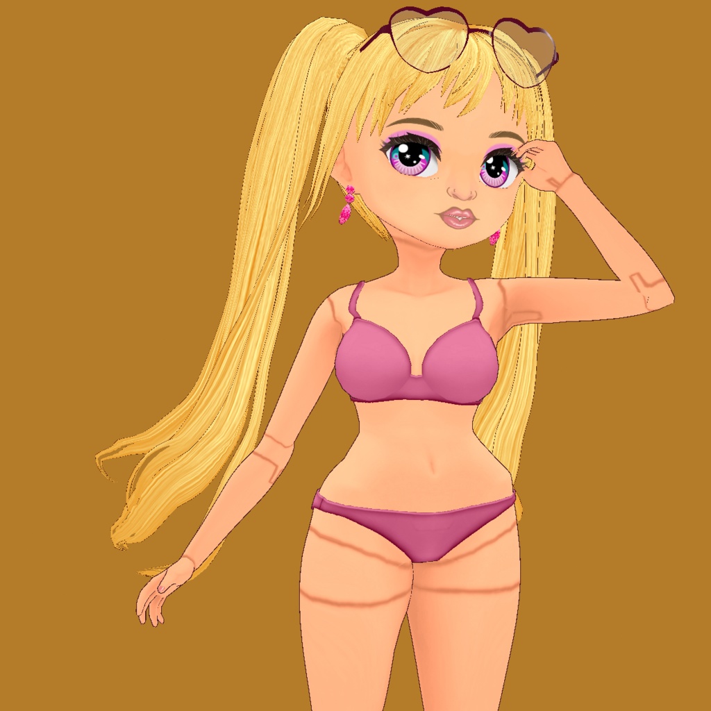 VRoid Doll a la Rainbow High