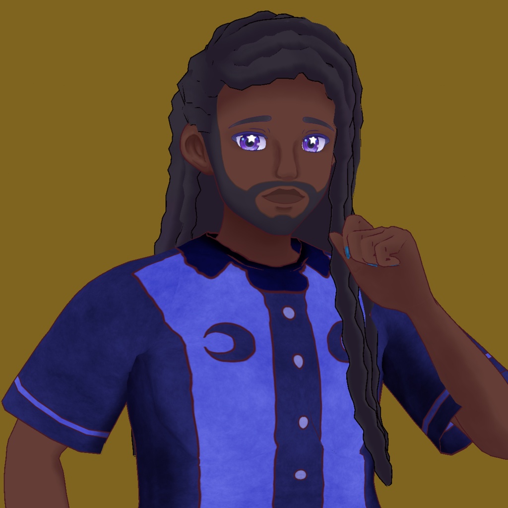 Synthesizer V Asterian Simple VRoid Model