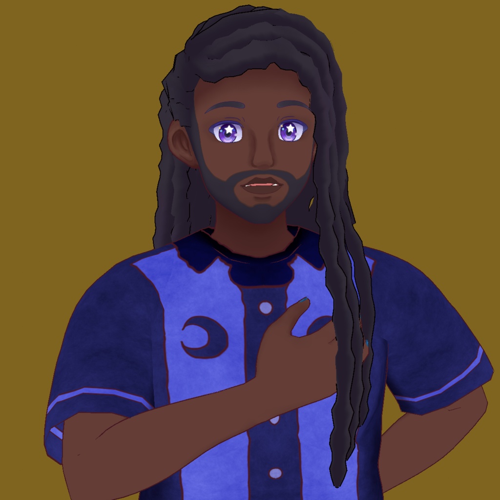 Synthesizer V Asterian Simple VRoid Model