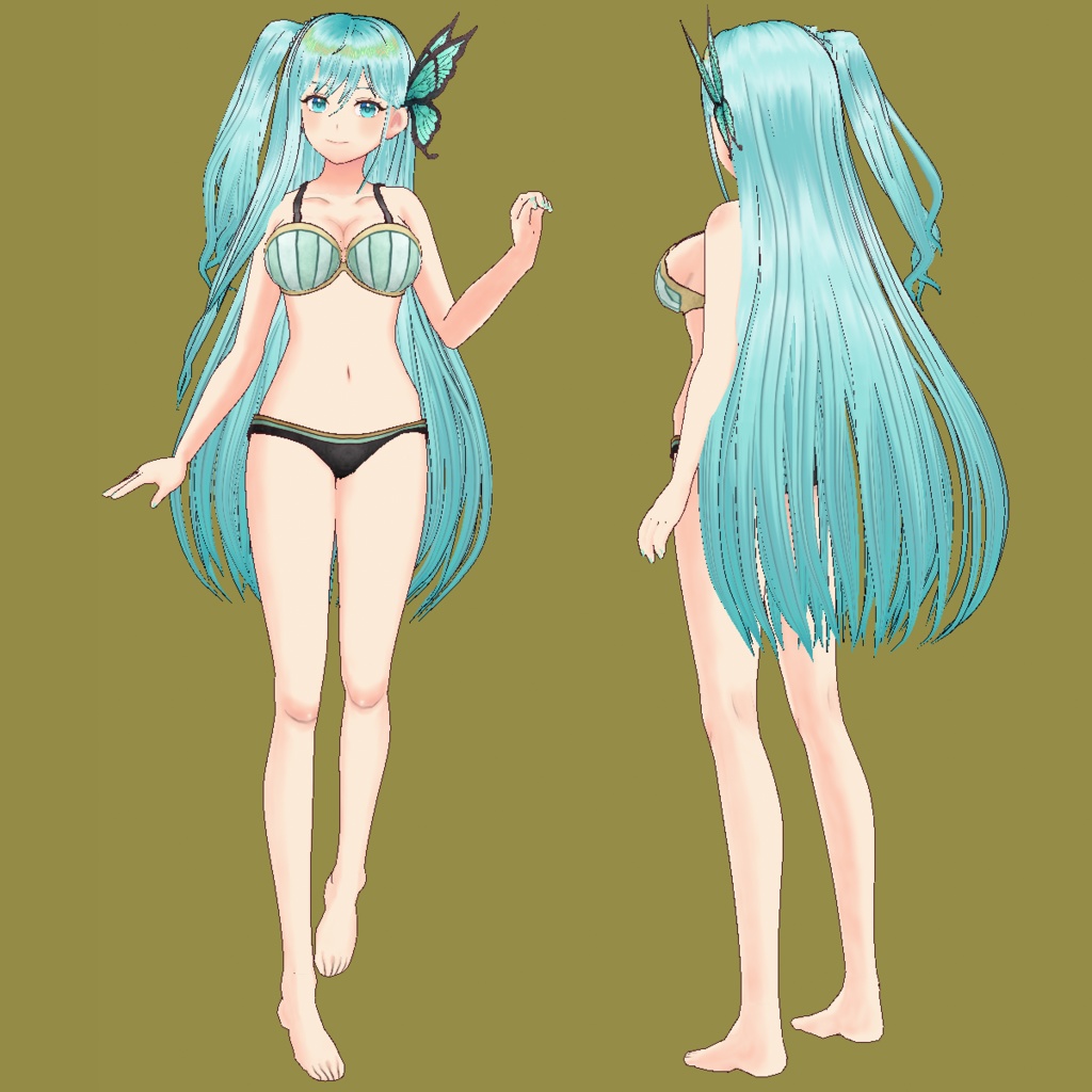 Synthesizer V Cangqiong Simple VRoid Model