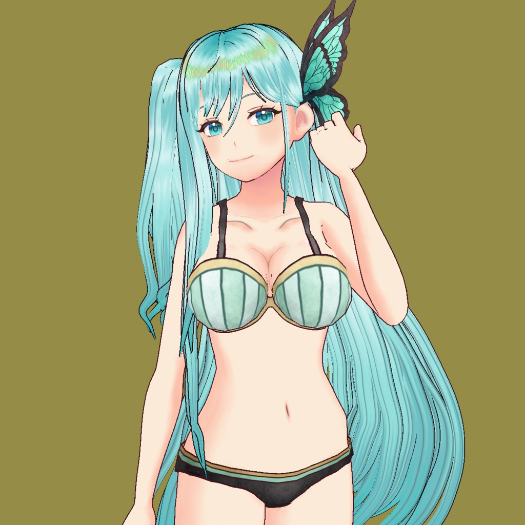 Synthesizer V Cangqiong Simple VRoid Model