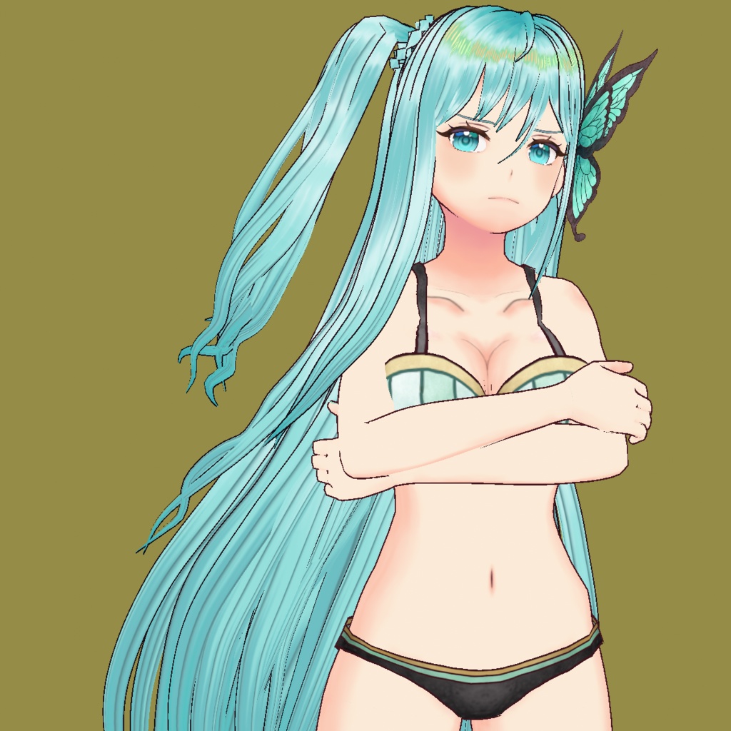 Synthesizer V Cangqiong Simple VRoid Model