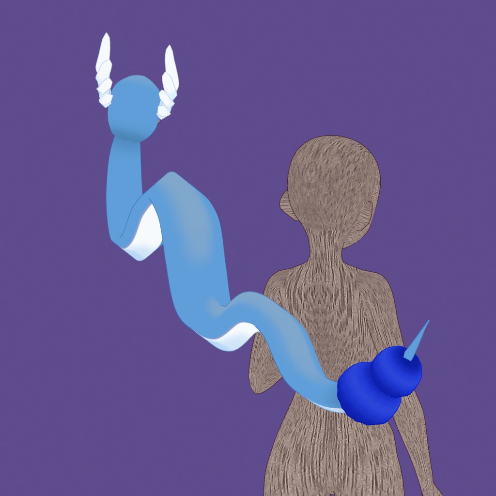 Pokemon Dragonair VRoid Customitem