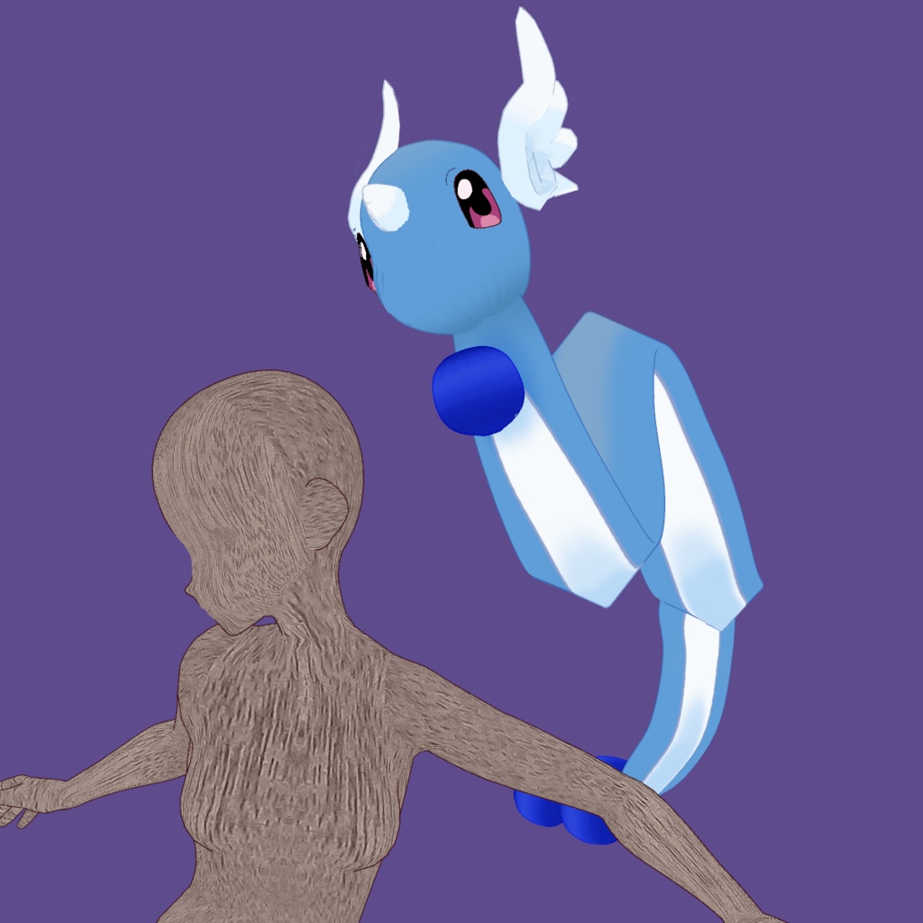Pokemon Dragonair VRoid Customitem