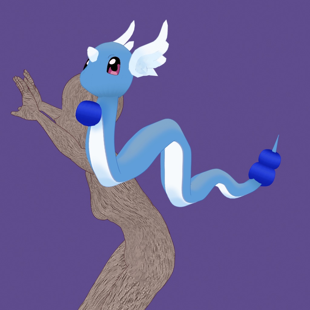 Pokemon Dragonair VRoid Customitem
