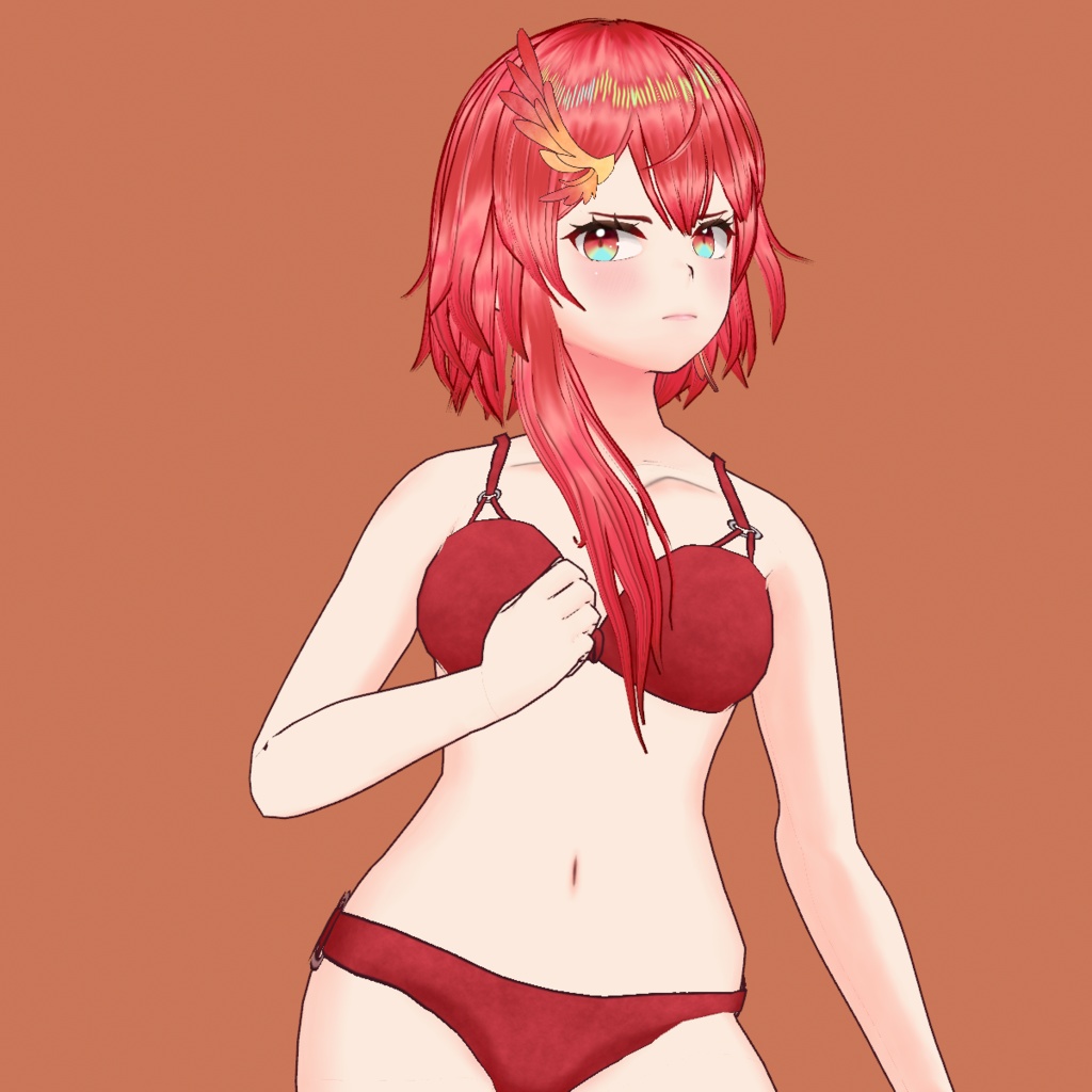 Synthesizer V Chiyu Simple VRoid Model