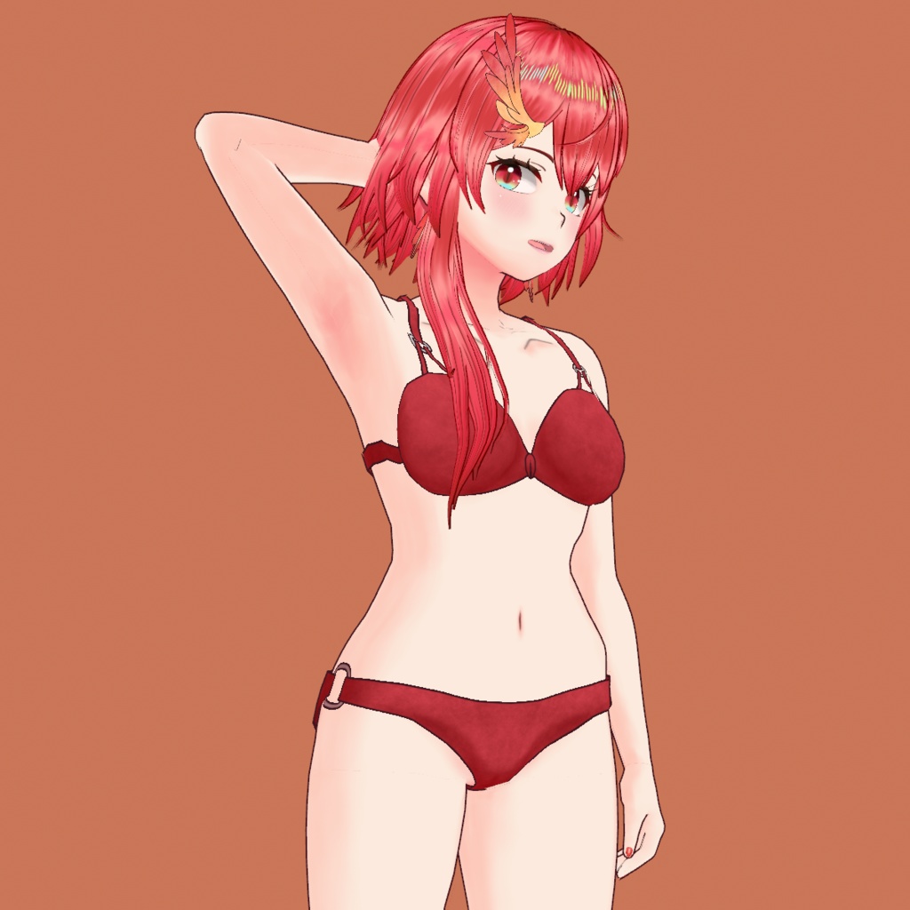 Synthesizer V Chiyu Simple VRoid Model