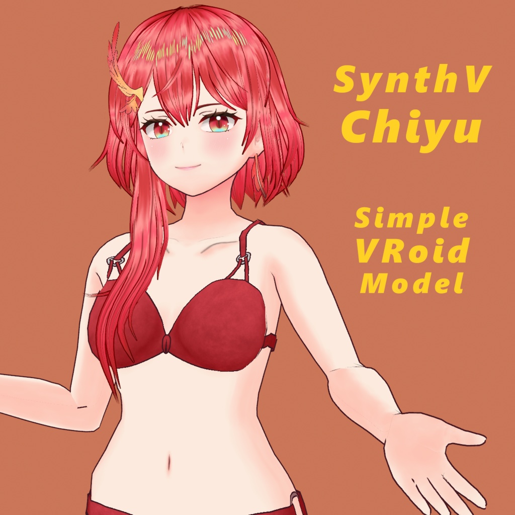 Synthesizer V Chiyu Simple VRoid Model
