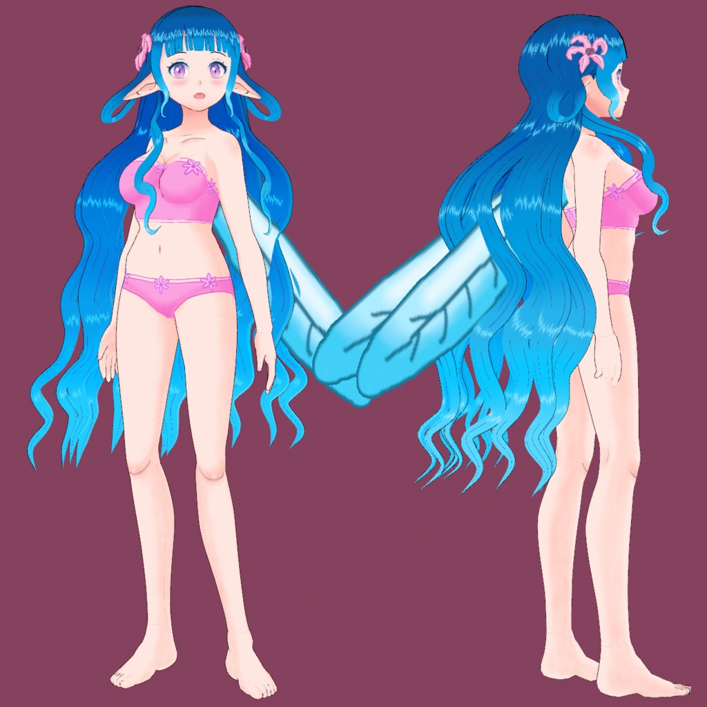 Synthesizer V Qing Su FanDesign VRoid Model