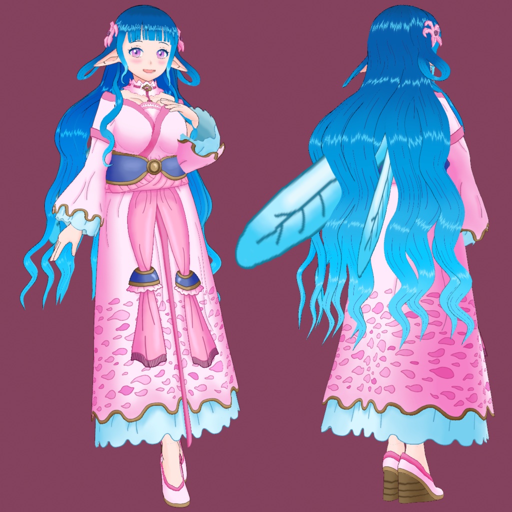 Synthesizer V Qing Su FanDesign VRoid Model