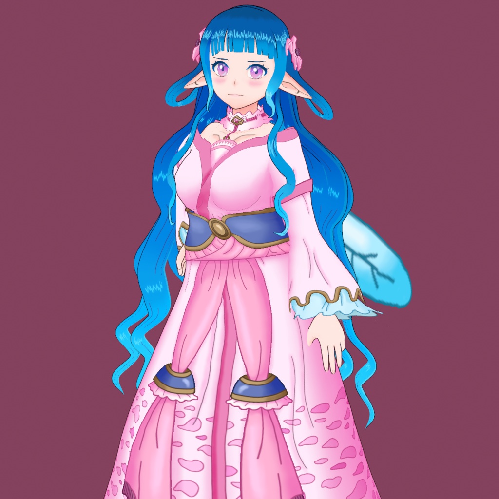 Synthesizer V Qing Su FanDesign VRoid Model