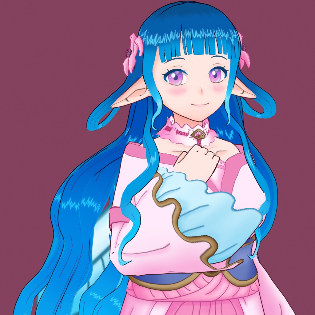 Synthesizer V Qing Su FanDesign VRoid Model