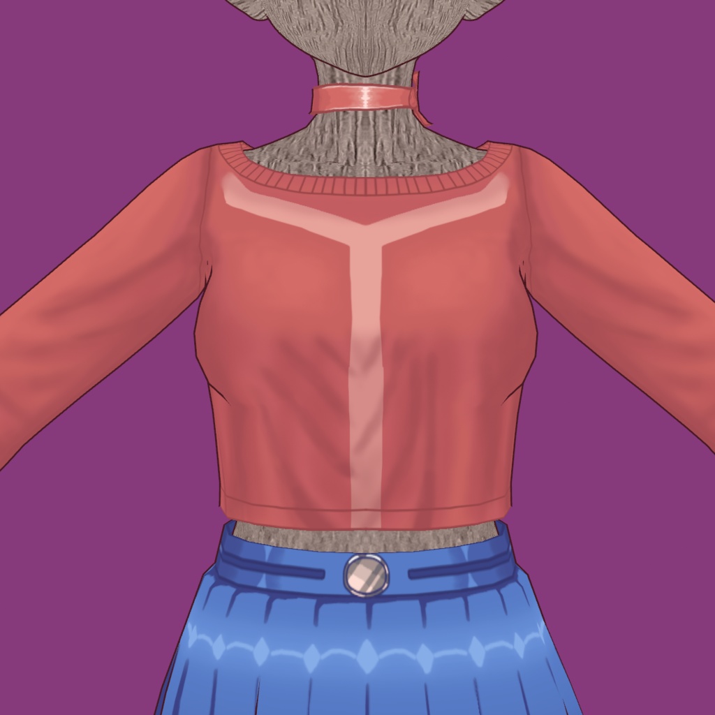 MiSide Mita Outfit VRoid & PSD