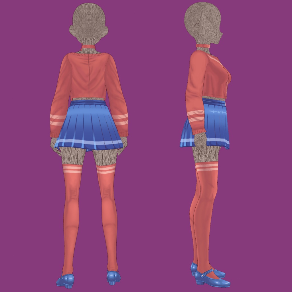 MiSide Mita Outfit VRoid & PSD