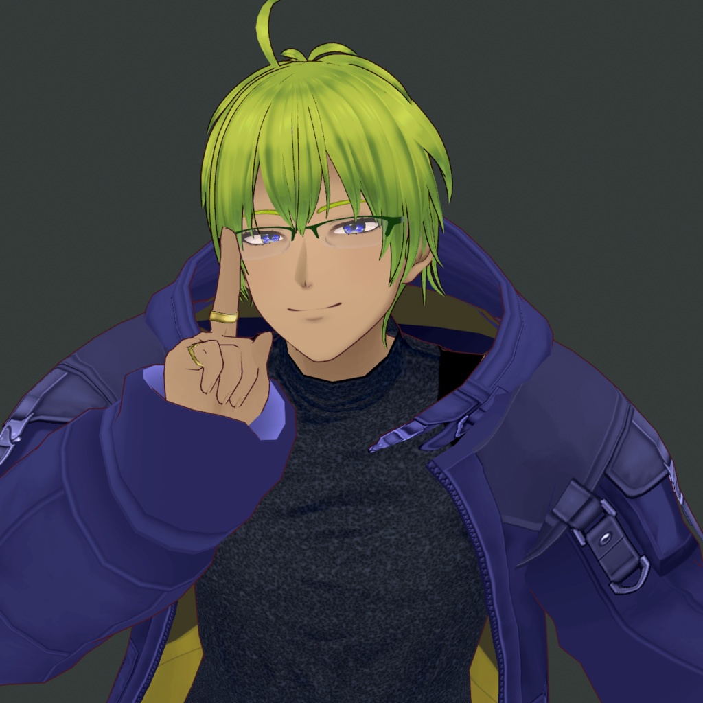 Synthesizer V Liam FREE VRoid Model