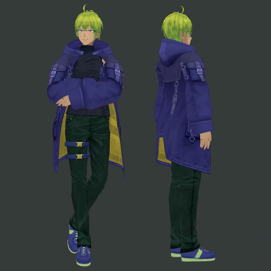 Synthesizer V Liam FREE VRoid Model