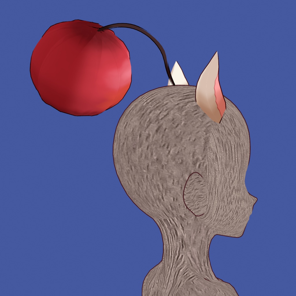 VRoid Final Fantasy Moogle Pom