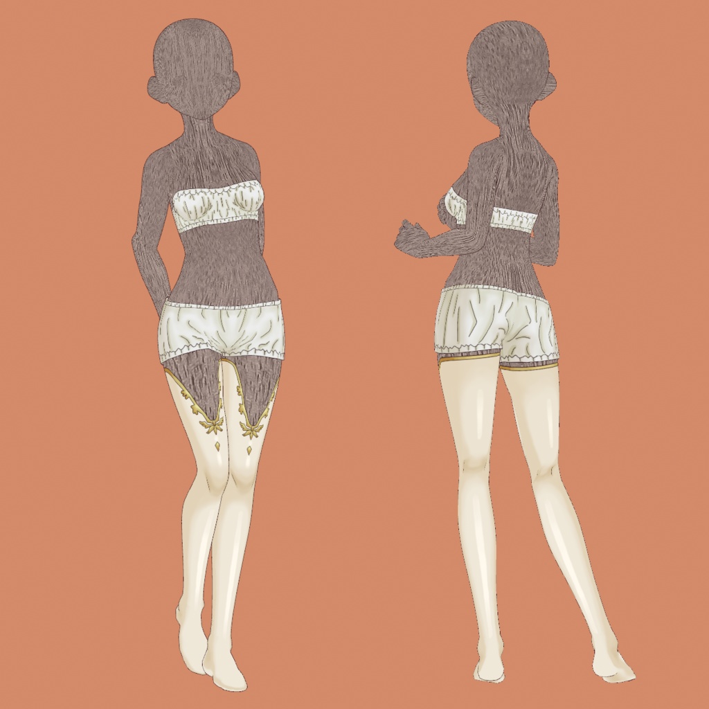 FFXIV VRoid & PSD Sphene Dress