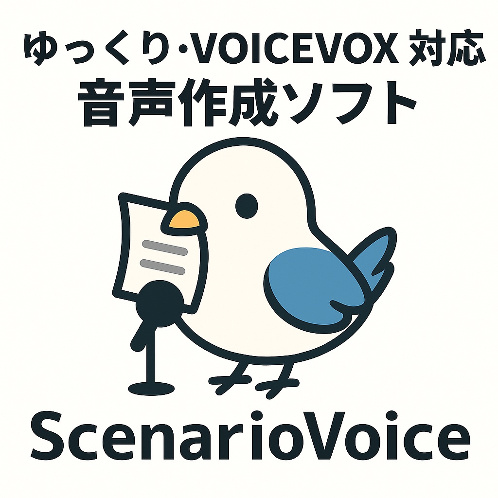 ゆっくり・VOICEVOX対応 音声作成ソフト ScenarioVoice