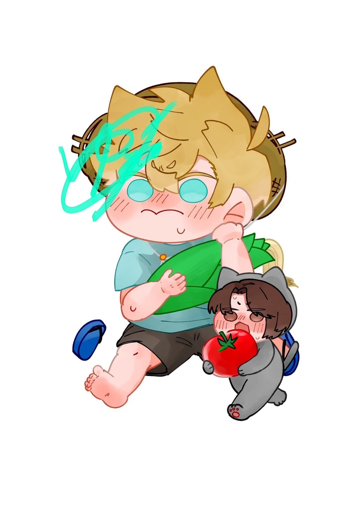 ショタはゆ＆ネコ宮さんアクスタ〜夏〜