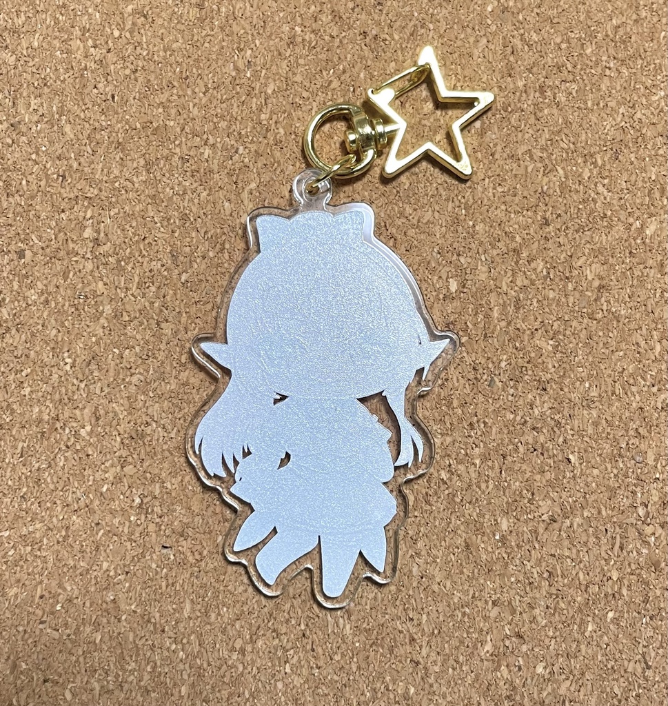 【非公式】VTuberホロライブ 同人グッズ アクリルキーホルダー不知火フレア