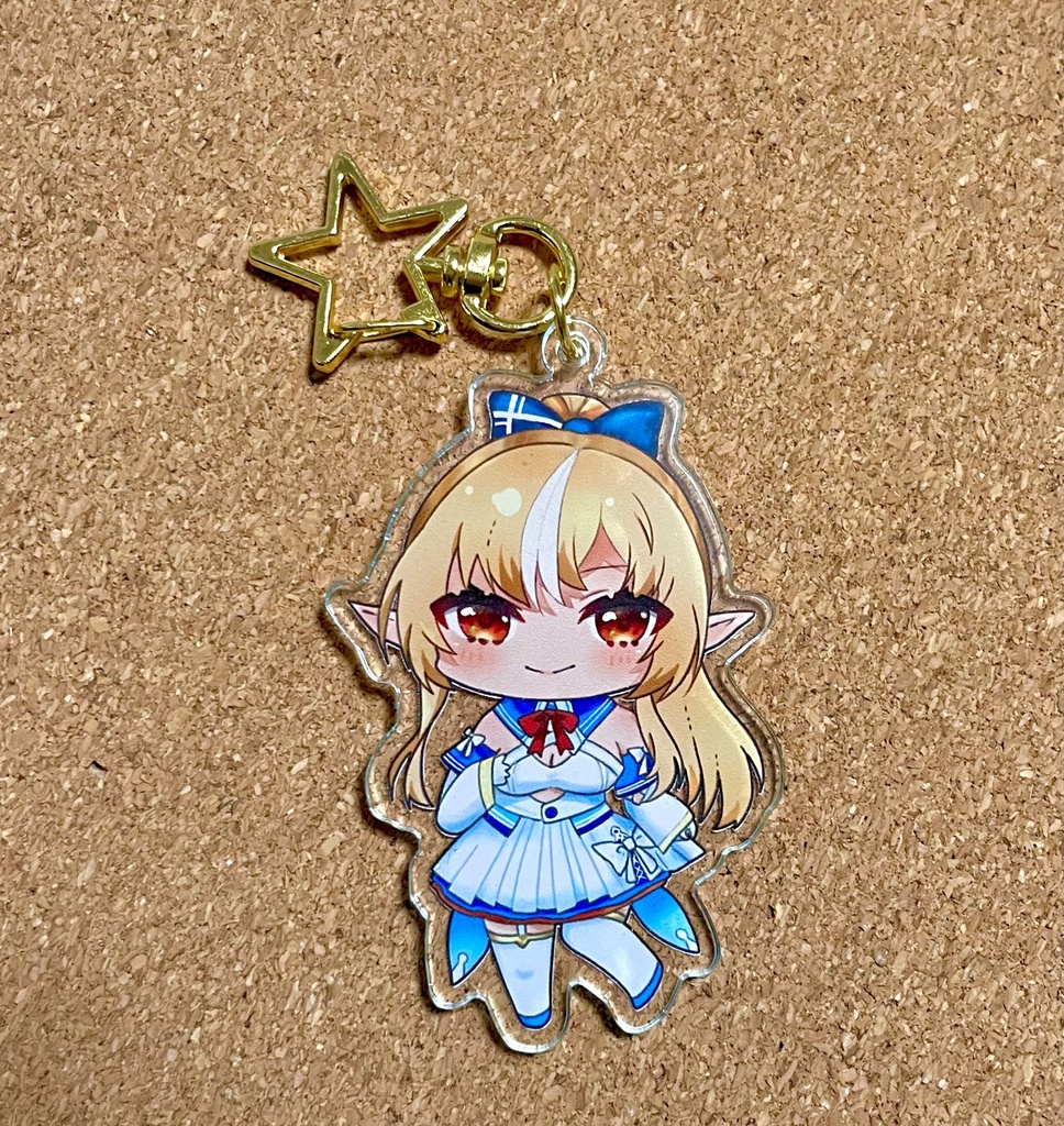 【非公式】VTuberホロライブ 同人グッズ アクリルキーホルダー不知火フレア