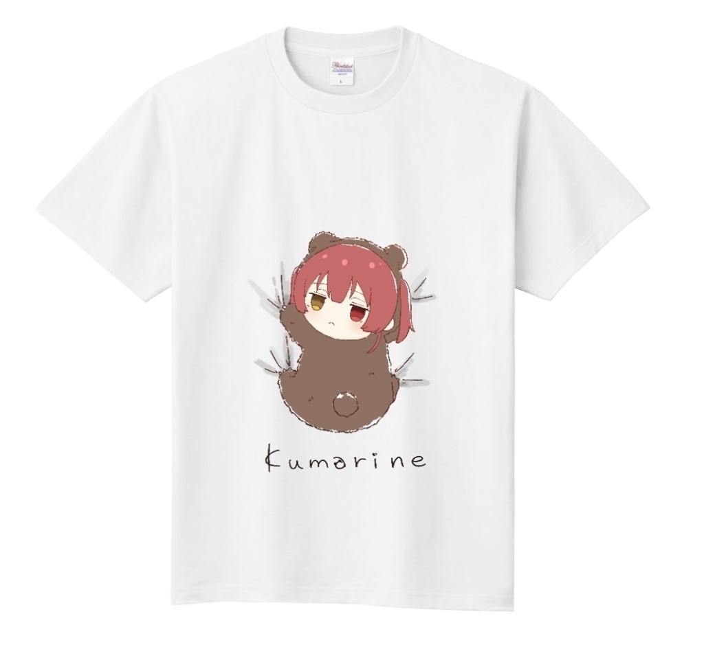 【非公式】しがみつきクマリンTシャツ 