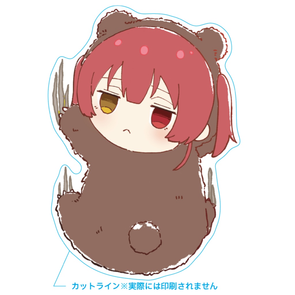 【非公式】爪痕付けちゃうクマリンステッカー