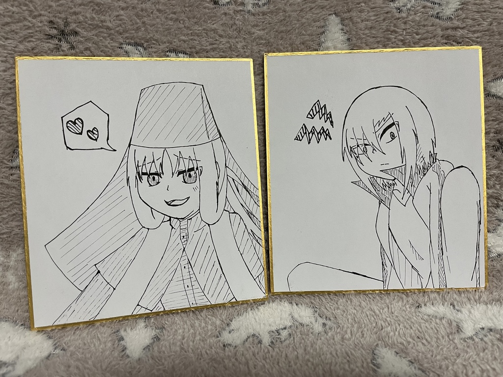 ミニ色紙　シス　リル