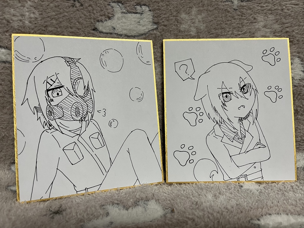 ミニ色紙　レジ　ルーク