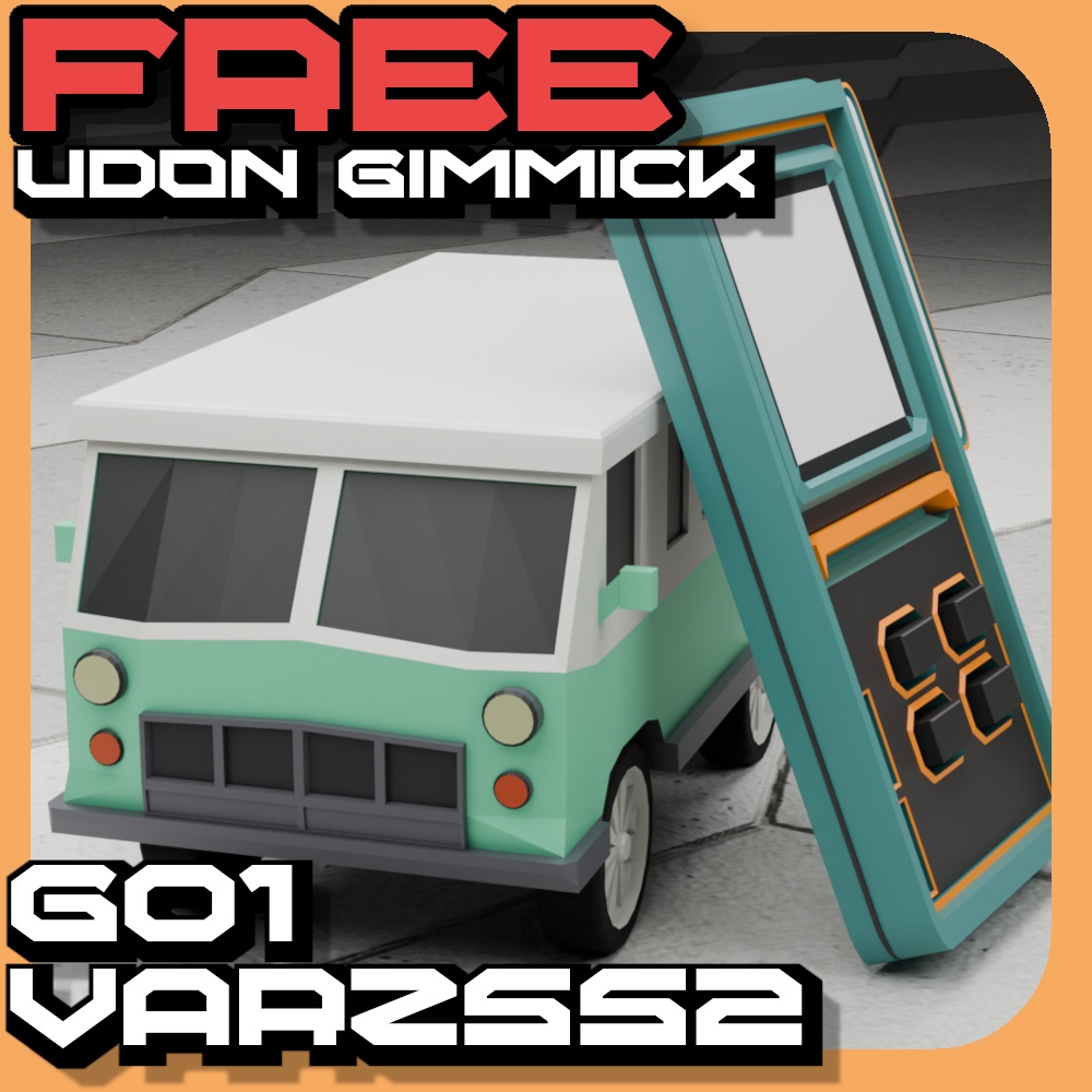 【VRchat想定】ラジコンギミック G01Varz552 