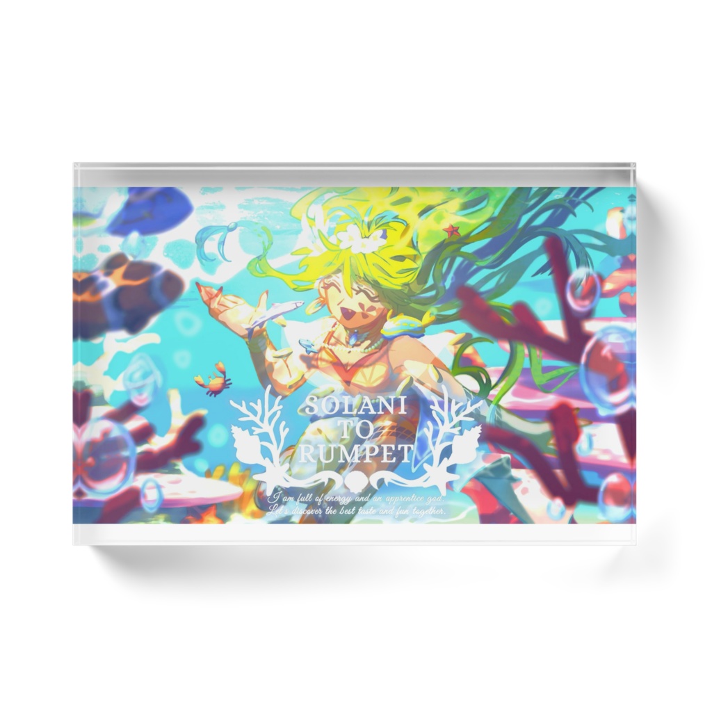 半年記念-アクリルブロック