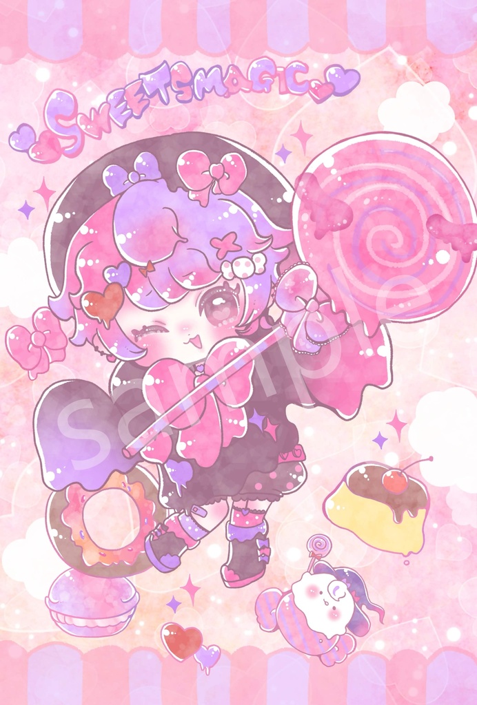 ポストカード①『SWEETSMAGIC』