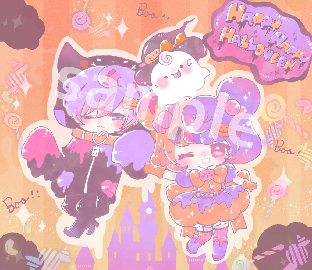 ポストカード③『HAPPYHALLOWEEN』