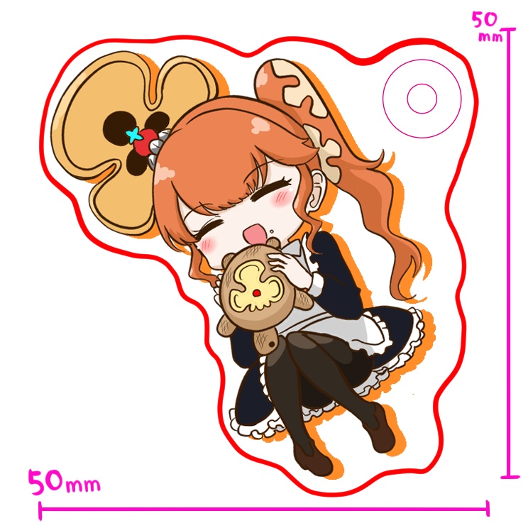 【C107】ヒメカ　アクリルキーホルダー