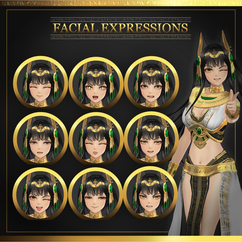 【オリジナル3Dモデル】EVA - エヴァ (Early Access Ver 1.1)