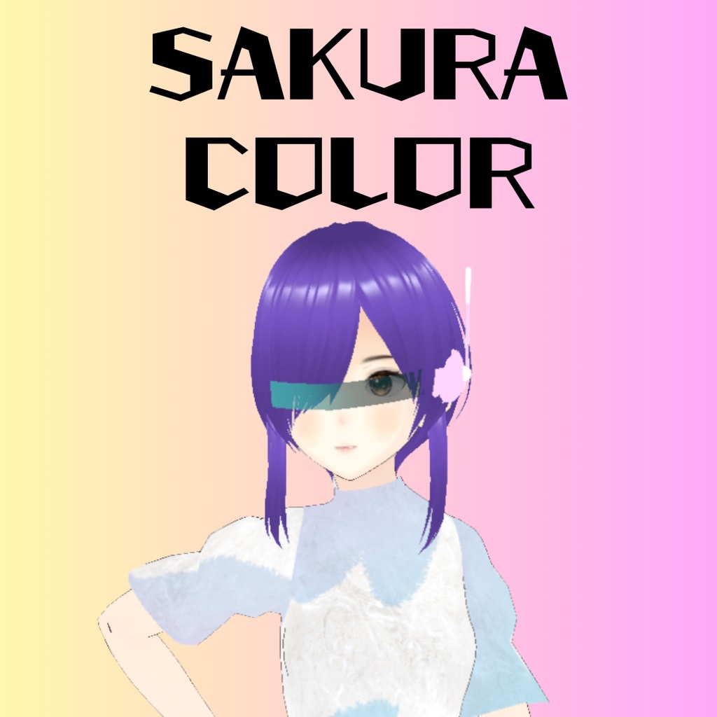 SFレシーバー型サングラス【3Dモデル(VRChat/VRM)】