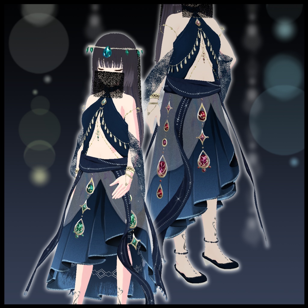 【Vroid】異国の踊り子
