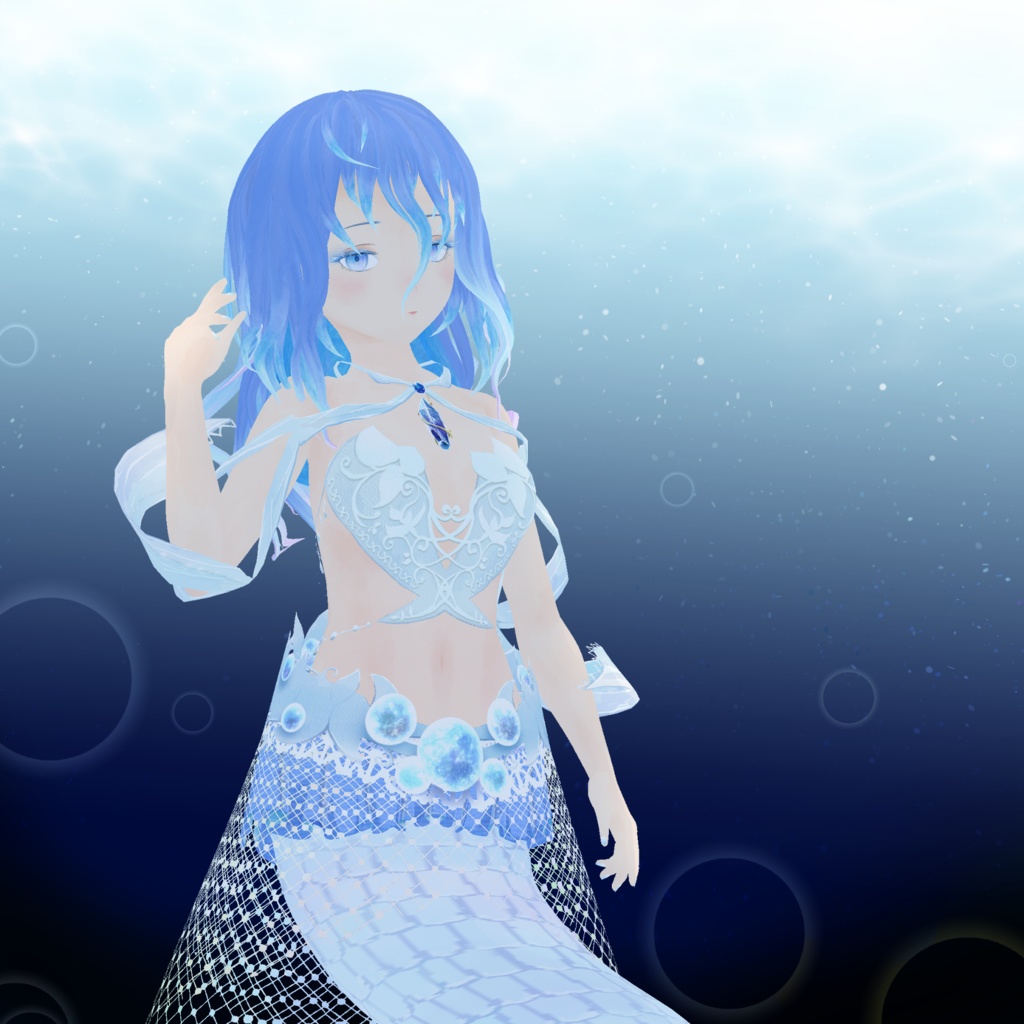 【Vroid】人魚【VRMアバター】