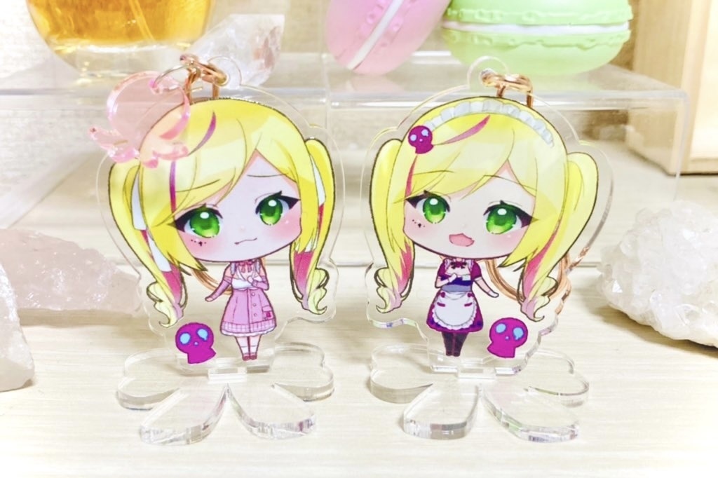 リフ=プレーズ_アクリルスタンド付きキーホルダー【二次創作】【Vtuber】