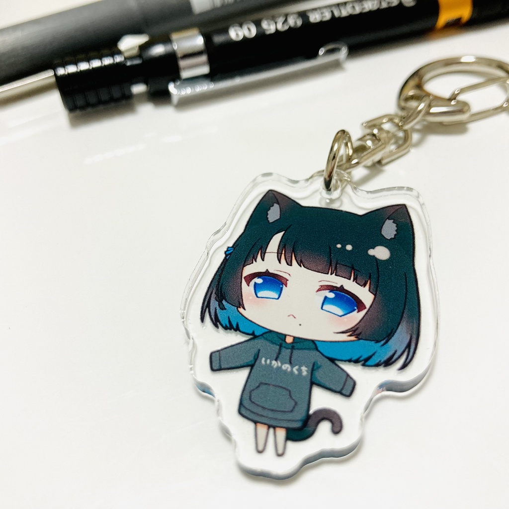 くろねこ アクリルキーホルダー(再販)
