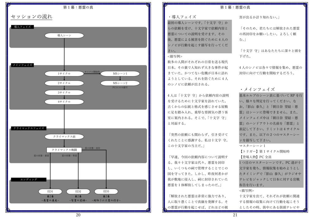 【C104:シノビガミシナリオ集】『光陰』 SPLL:E223157