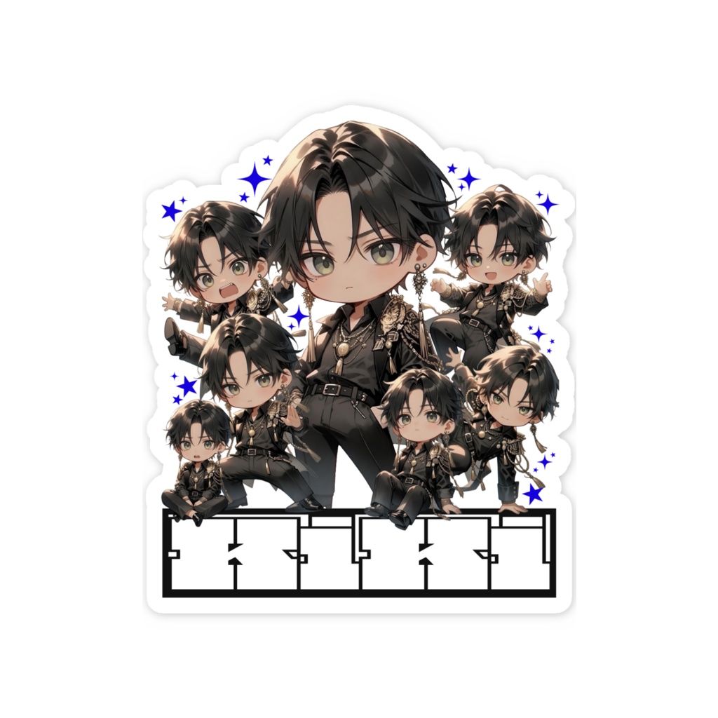 KiKi - スマホステッカーD