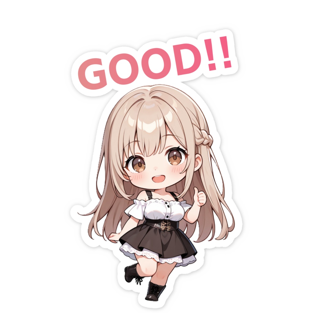 【スマホステッカー】ちびれみゅハッピーライフ(全5種)