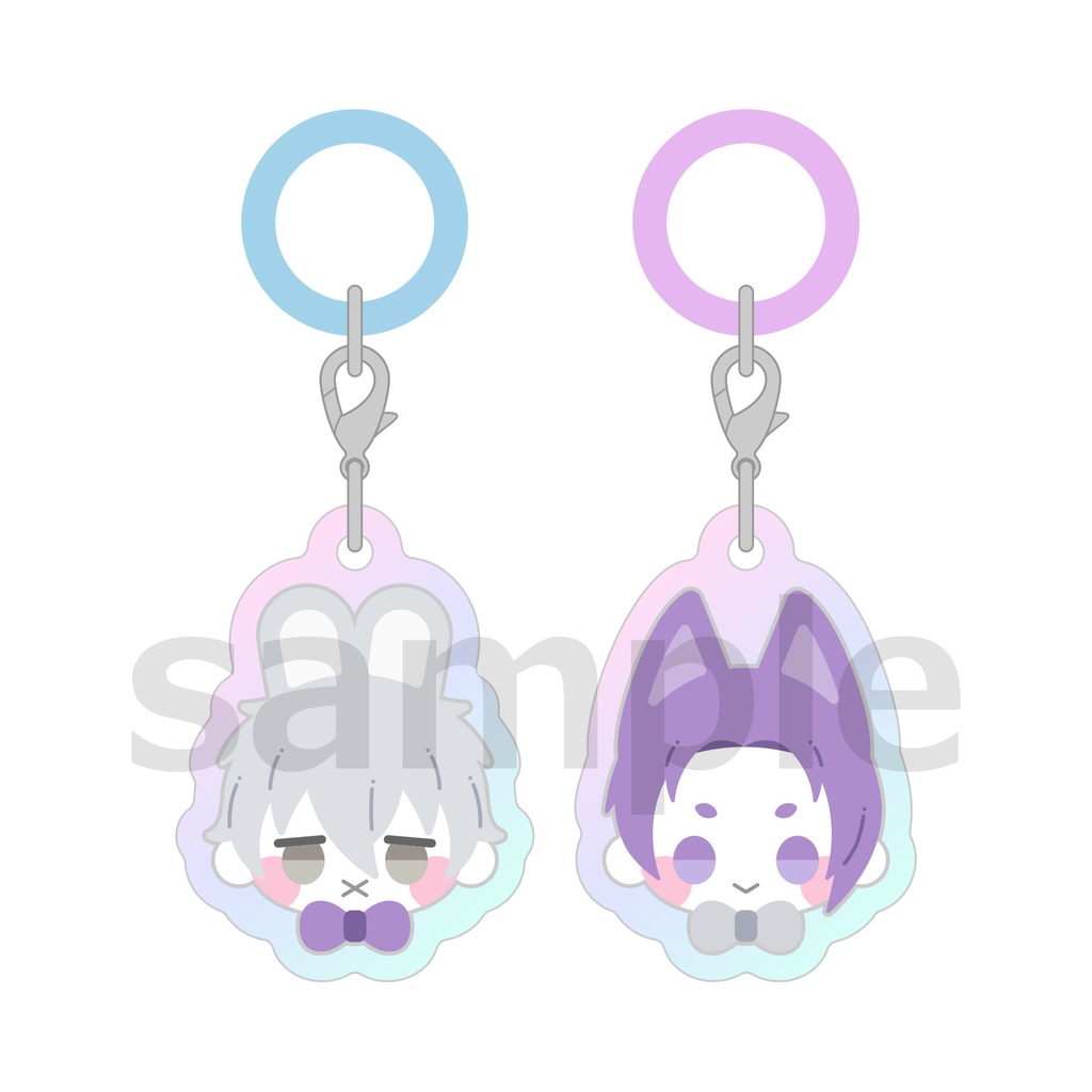 めじるしアクリルチャーム 凪・玲王セット