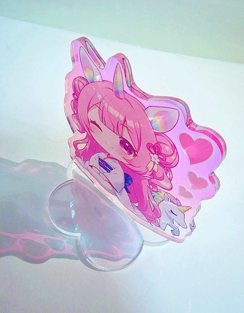 ひよユニコーンオーロラアクリルスタンド(キラキラシール付き!)